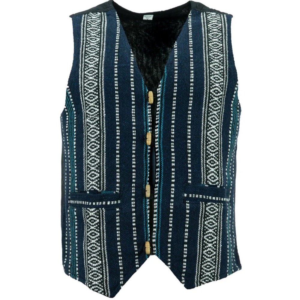 LoudElephant 100% Cotton Canvas Waistcoat Men Size XL